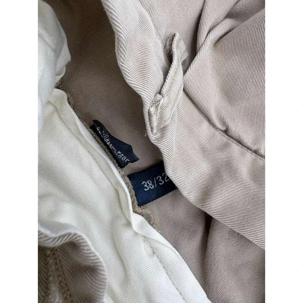 Polo Ralph Lauren VTG Men's Andrew Pant 38x31 Beige Pleated Classic Chino Pants